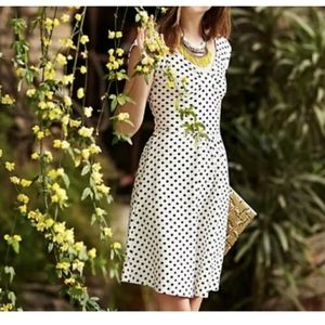 Anthropologie / 9-H15 STCL Polka Dot Dress with Open Back Detail, size 6